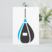 Invitations de sacs perforés