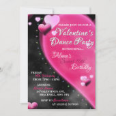 Invitations de Saint-Valentin à la fête de la dans (Devant)