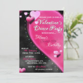 Invitations de Saint-Valentin à la fête de la dans (Debout devant)