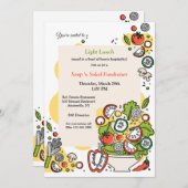 Invitations de salade Bowl (Devant / Derrière)