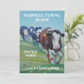 Invitations de salon de l'agriculture 4 vaches (Debout devant)