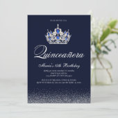 Invitations de Sapphire Quinceanera (Debout devant)