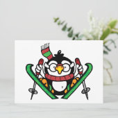 Invitations de saut de ski de Penguin (Debout devant)