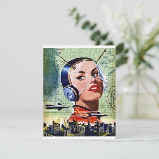 Invitations de science-fiction rétro (Debout devant)