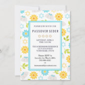 Invitations de sédar à semence florale (Devant)