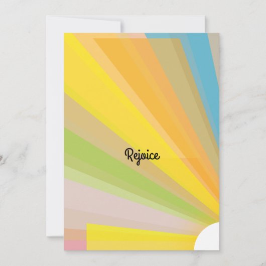 Invitations de service de pâques Sunrise (Devant)