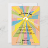 Invitations de service de pâques Sunrise (Dos)