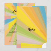 Invitations de service de pâques Sunrise (Devant / Derrière)