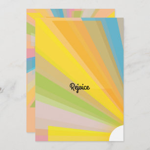 Invitations de service de pâques Sunrise