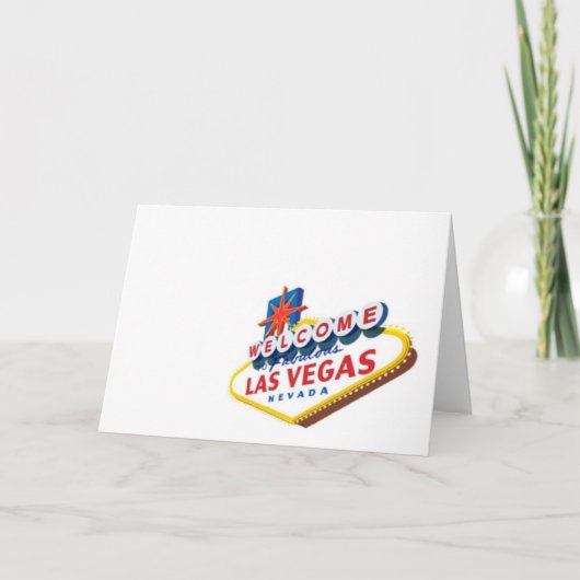Invitations de signe de Las Vegas (Devant)