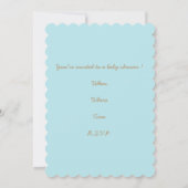 Invitations de sirènes de baby shower par Renee La (Dos)