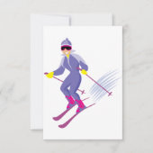 Invitations de ski (Devant)