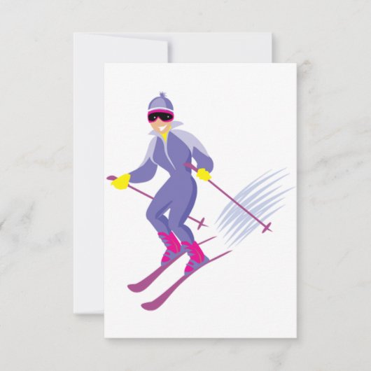 Invitations de ski (Devant)