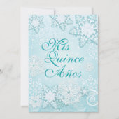Invitations de Snowflake Winter Wonderland (Devant)