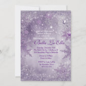Invitations de Snowflake Winter Wonderland (Dos)