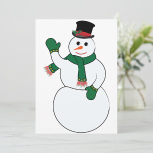 Invitations de Snowman