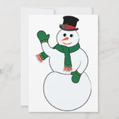 Invitations de Snowman (Devant)