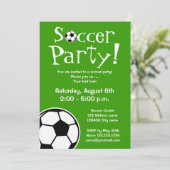 Invitations de soccer pour les anniversaires ou ba (Debout devant)