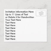 Invitations de softball pas cher PERSONNALISÉ (Dos)