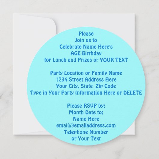 Invitations de softball personnalisées super migno (Dos)