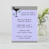 Invitations de soirée cocktail sur mesure (Debout devant)