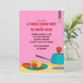 Invitations de soirée Fondue (Debout devant)