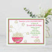 Invitations de soirée pyjamas de maïs éclaté (Debout devant)