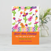 Invitations de Sombrero Saguaro à la fête de la fê (Debout devant)