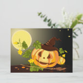 Invitations de sorcières citrouilles (Debout devant)