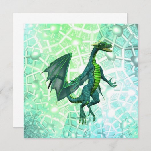 Invitations de souffle de dragons (Devant / Derrière)