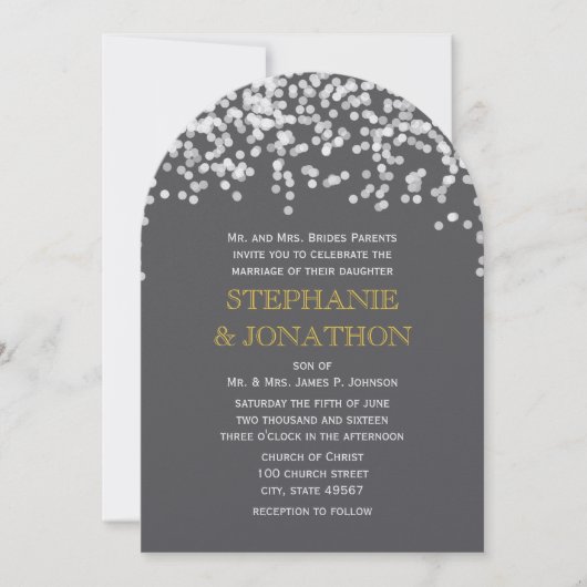 Invitations de Stars Wedding (Devant)