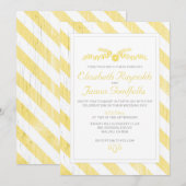 Invitations de stripes (Devant / Derrière)