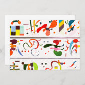 Invitations de succession de Kandinsky (Devant / Derrière)