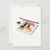 Invitations de sushi (Dos)