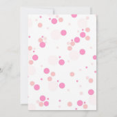 Invitations de Sweet sixteen à points Polka noirs  (Dos)