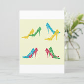 Invitations de talons élevés