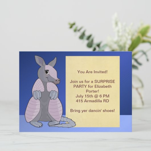 Invitations de tatou (Debout devant)