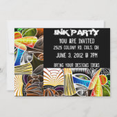 Invitations de Tattoo Ink (Devant)