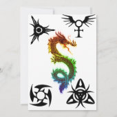 Invitations de Tattoo Ink (Dos)