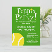 Invitations de Tennis pour Anniversaire ou BBQ (Debout devant)