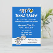 Invitations de tennis pour l'anniversaire du garço (Debout devant)