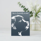 Invitations de Terre-Neuve Personnaliser la carte  (Debout devant)