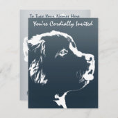 Invitations de Terre-Neuve Personnaliser la carte  (Devant / Derrière)