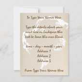 Invitations de Terre-Neuve Personnaliser la carte  (Dos)