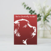 Invitations de Terre-Neuve Personnaliser la carte (Debout devant)