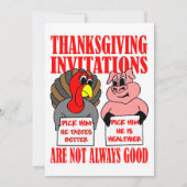 INVITATIONS DE THANKSGIVING (Devant)
