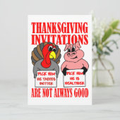 INVITATIONS DE THANKSGIVING (Debout devant)