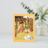 Invitations de thé de jardin de fille et d'ours de (Debout devant)