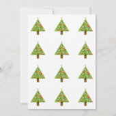 Invitations de thé de Noël (Dos)