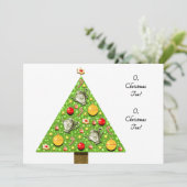 Invitations de thé de Noël (Debout devant)